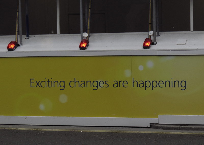 exciting changes are happening