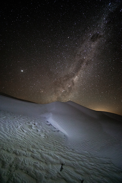 Over the sands