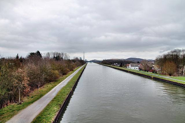 Datteln-Hamm-Kanal bei Beckinghausen (Lünen) / 4.03.2023