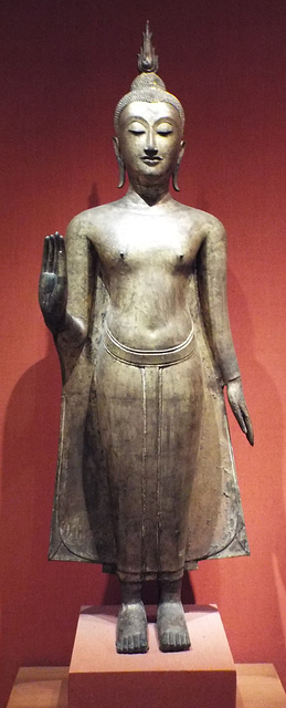 Standing Buddha from Thailand in the Metropolitan Museum of Art, August 2023