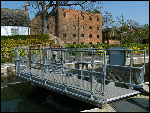 old mill at Osney Lock