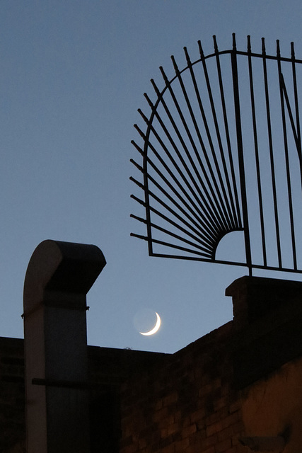 moon over brick lane, christmas eve