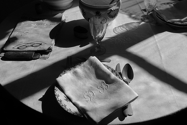 L'art perdu de prendre son temps avant d'être servi . L'art perdu de prendre son temps avant d'être servi .