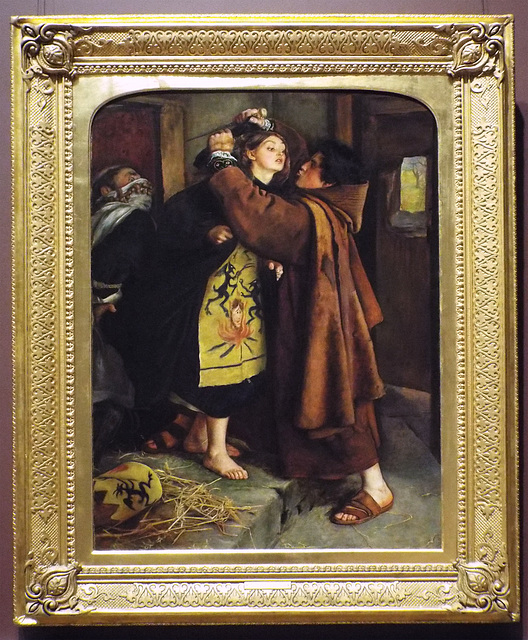 The Escape of a Heretic by Millais in the Metropolitan Museum of Art, December 2022