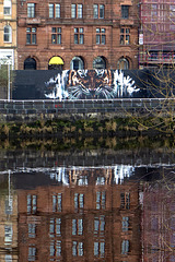 Tiger Mural, River Clyde, Glasgow