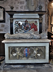 wirksworth church, derbs ; c16 tomb of anthony lowe +1555