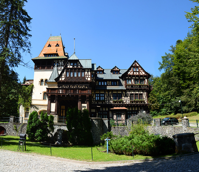 Romania, Sinaia, The Castle of Pelișor