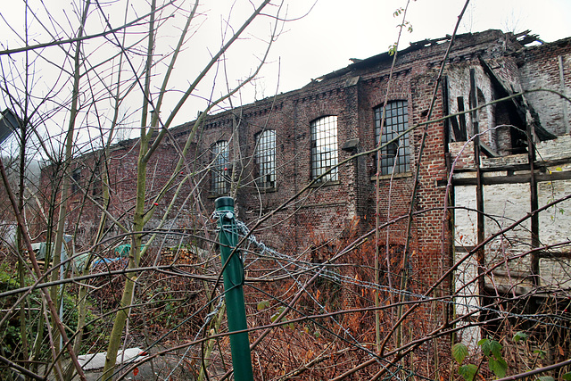 Ruine der ehem. Papierfabrik "Oberste Mühle" (Hagen-Delstern) / 18.12.2016