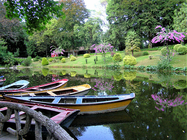 Im Park des Santuario Bom Jesus do Monte in Braga