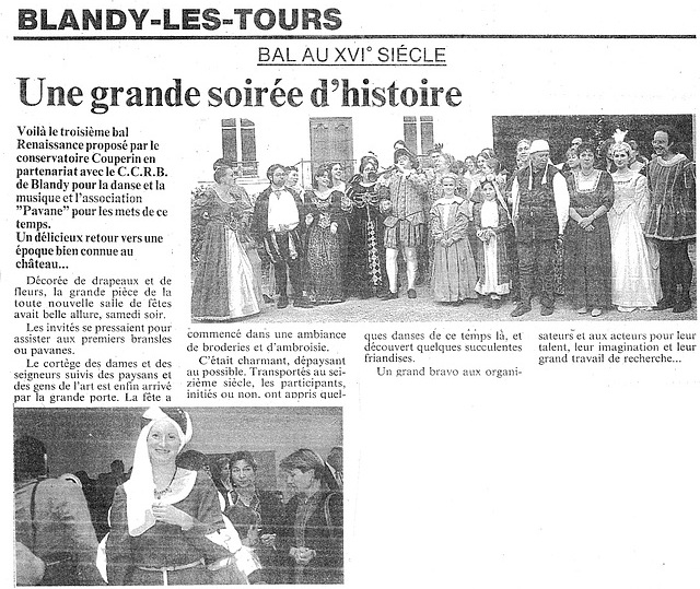 Bal Renaissance à Blandy-les-Tours 24/05/1997