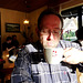 DE - Simmerath - me, having a coffee at Einruhr