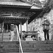 Visitor to a temple