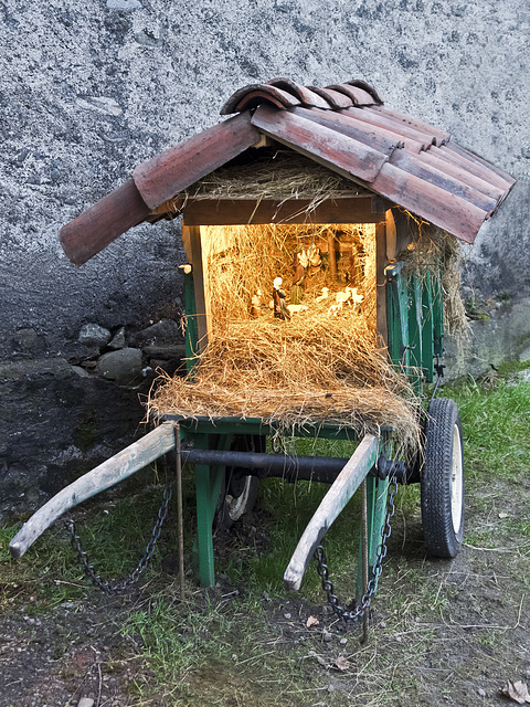 Postua 2014 (Vercelli), Nativity scenes and other - The Nativity in the cart