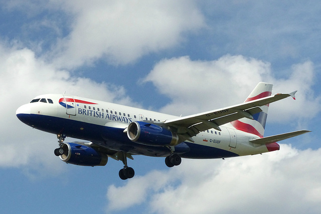 G-EUOF approaching Heathrow - 6 June 2015