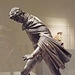 Detail of a Bronze Statue of Alexander the Great as a Hunter in the Metropolitan Museum of Art, June 2016