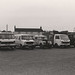 Mini-buses and ancillary vehicles at the Morley's Grey West Row garage – Sep 1985 (27-10)
