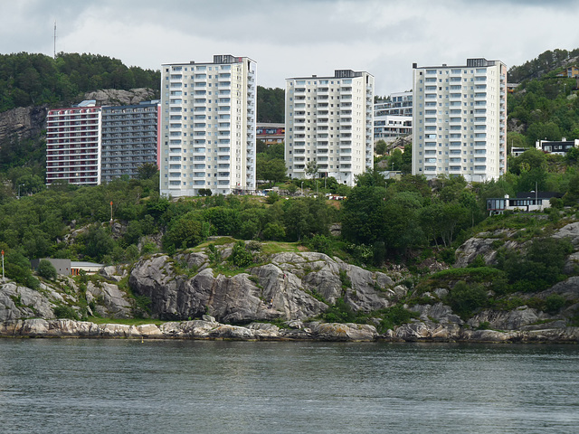Apartment Blocks in Bergen Suburbs