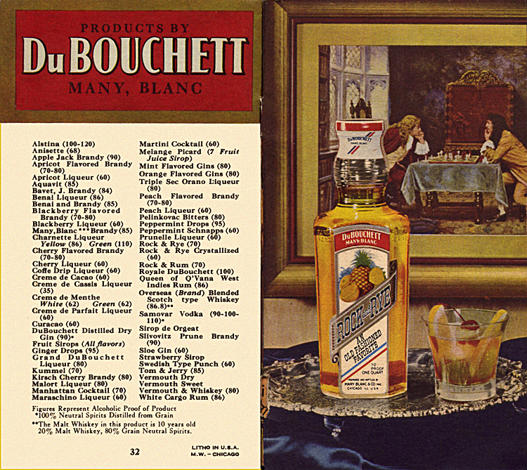 DuBouchett Liqueur Booklet (8), 1945