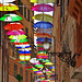 Genova : colori in controluce, trasparenze e lampioni
