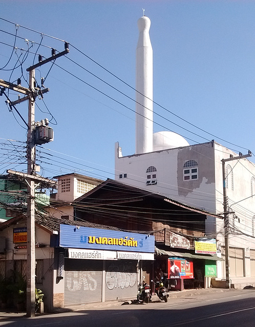 Mosquée et gas