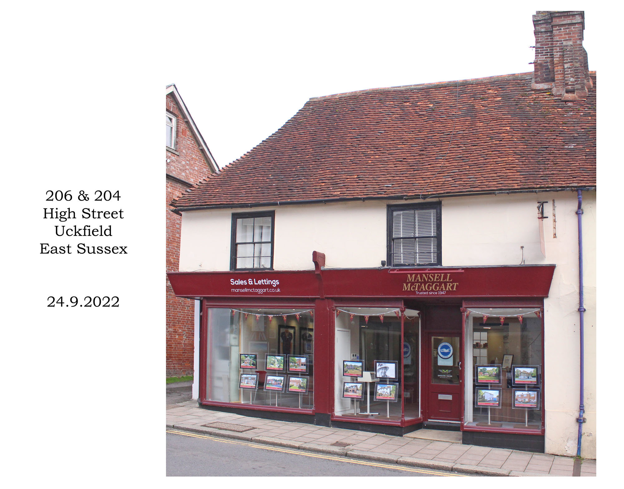 206 & 204 High Street, Uckfield, East Sussex - 24 9 2022