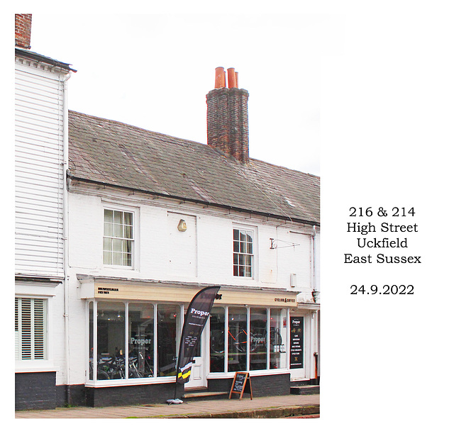 216 & 214 High Street, Uckfield, East Sussex - 24 9 2022