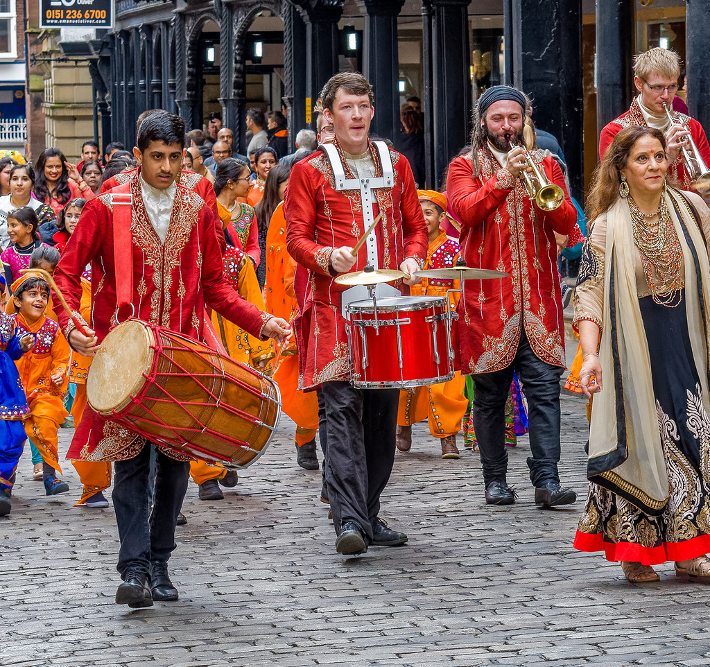 Diwali procession, Chester