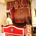 King George IV's bed, Grimesthorpe Castle, Lincolnshire