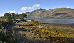 Low tide on Loch Linnhe, Great Glen, Scotland