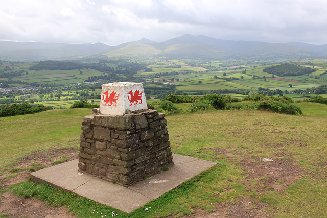 Pen y Crug, old ironage hillfort