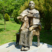 Bulgaria, Rupite, Monument to Baba Vanga - the Blind Seer