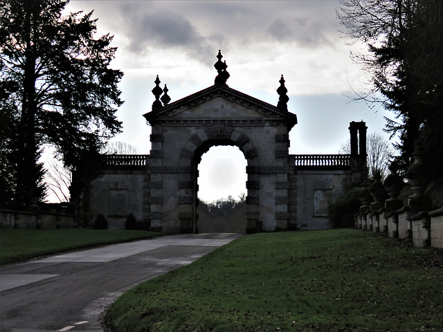 c18 lodge gateway at fonthill, wilts, c1756 by vardy from an inigo jones design