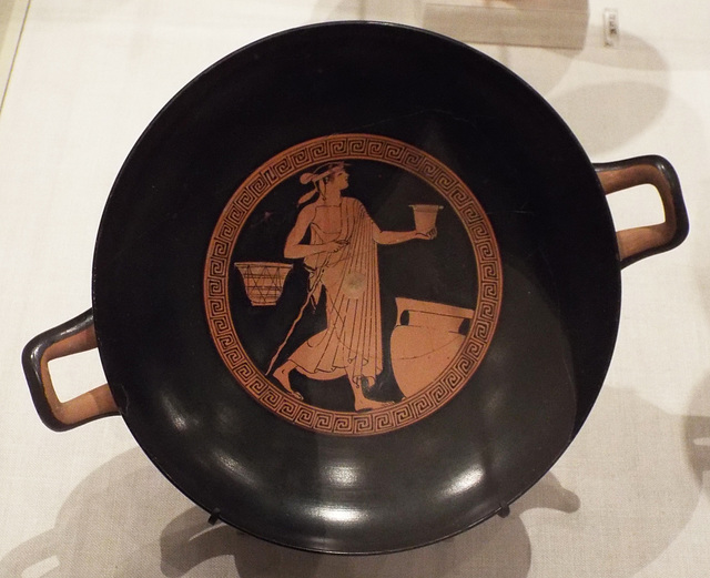 Terracotta Kylix Attributed to the Brygos Painter in the Metropolitan Museum of Art, April 2017