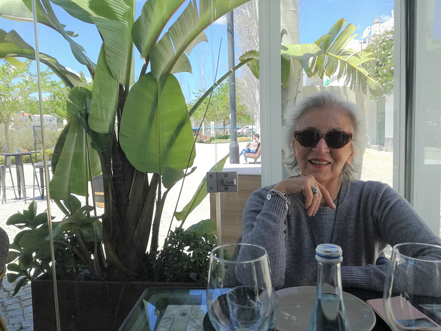 Under the banana tree shadow the lunch tastes better