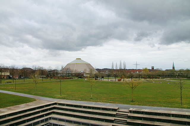 Blick über den OLGA-Park (Oberhausen-Osterfeld) / 29.03.2020