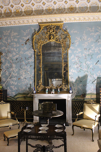 Chinese Drawing Room, Grimsthorpe Castle, Lincolnshire