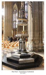 The Font - Canterbury Cathedral 26 3 2025