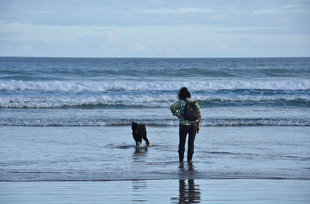 autumn at the beach