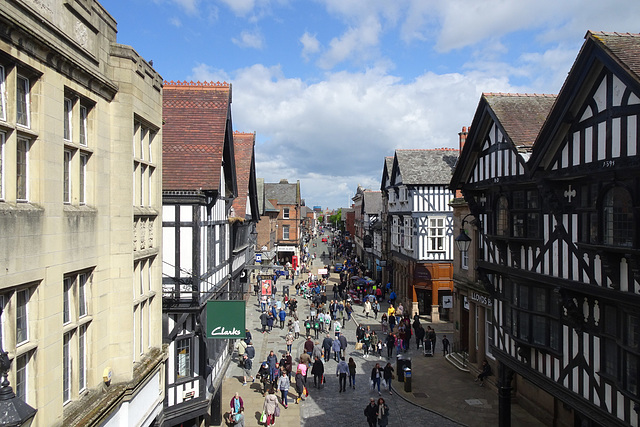 Looking Down Foregate Street