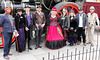 The steampunk group in Bideford