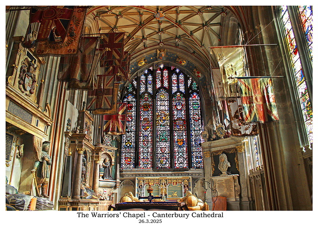 Warriors' Chapel Canterbury Cathedral 26 3 2025 Warriors' Chapel Canterbury Cathedral 26 3 2025