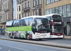 DSCF7354 City Circle 50 (OU14 SVC) and Lothian Buses 458 (SJ66 LPZ) in Edinburgh - 8 May 2017
