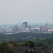 Blick vom Fördergerüst Schacht Zollern 2 auf die Dortmunder City / 20.05.2023