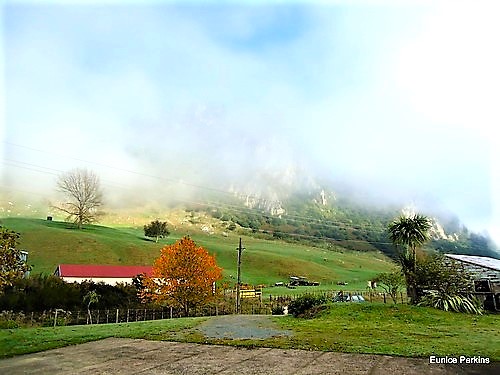 Mist Over The Hill.