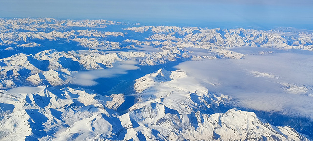 les alpes Vu du ciel