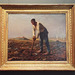 Man with a Hoe by Millet in the Getty Center, June 2016