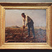 Man with a Hoe by Millet in the Getty Center, June 2016