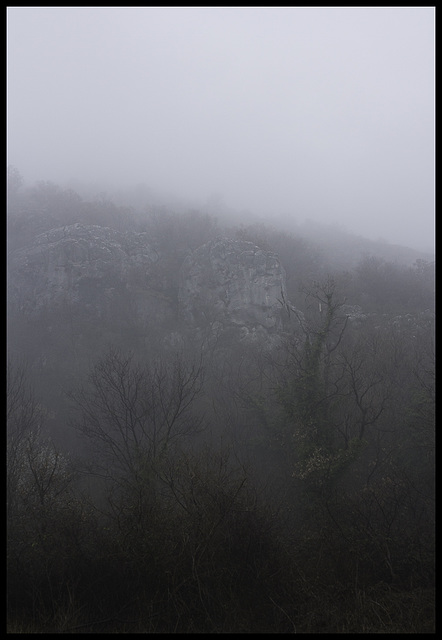 Misty mountains