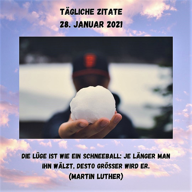 Tägliche Zitate 28. Januar 2021