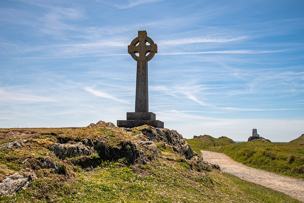 Celtic cross, Llanddwyn island